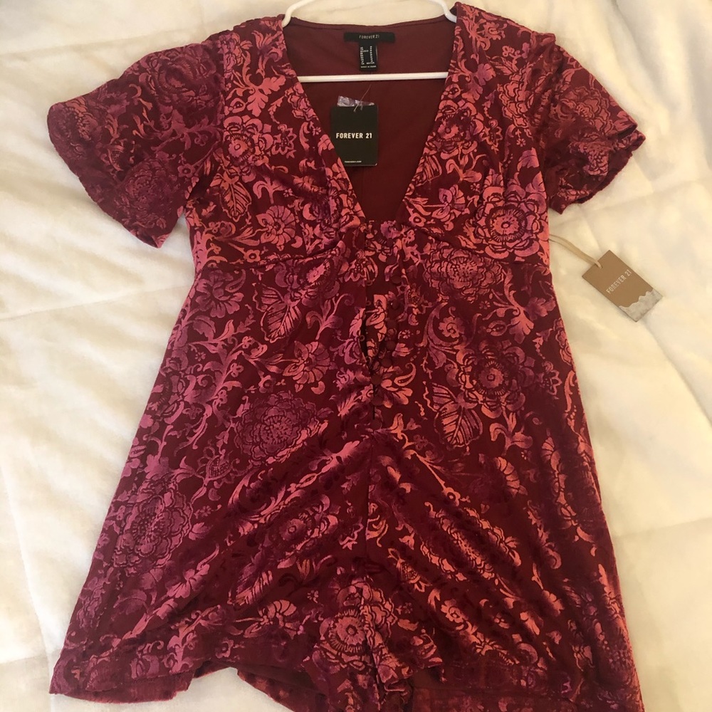 F21 Holiday Romper